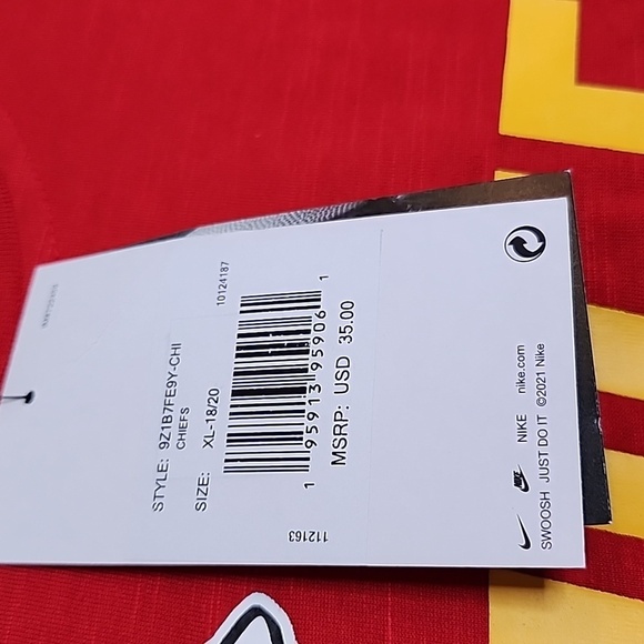 NEW NFL Gear NIKE Issue Team Apparel Kansas City Chiefs Youth TShirt Top Summer - Picture 3 of 16